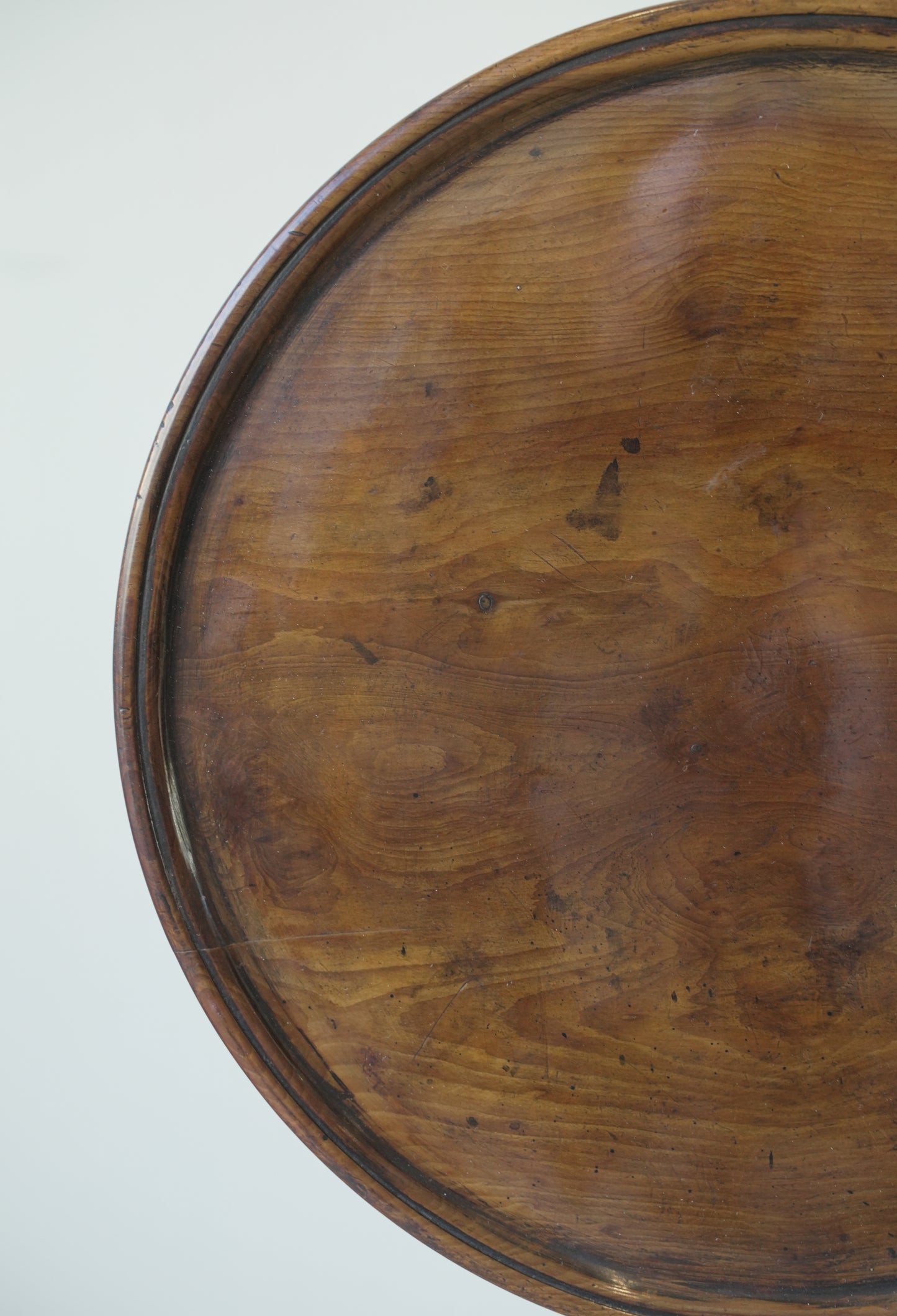 George II (18th Century) Burr Yew Tripod Table.
