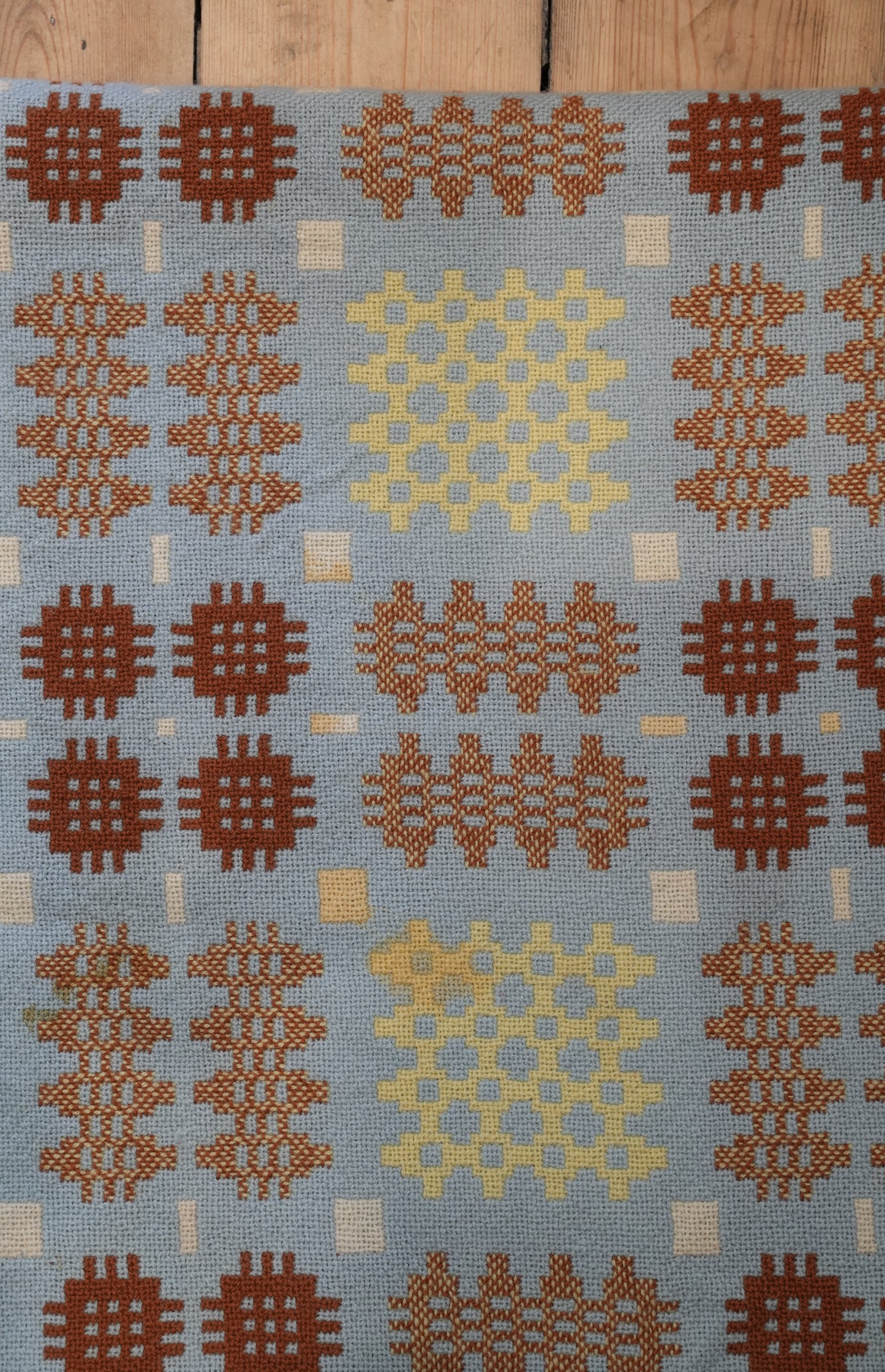 Vintage 20th Century Traditional Welsh Blanket