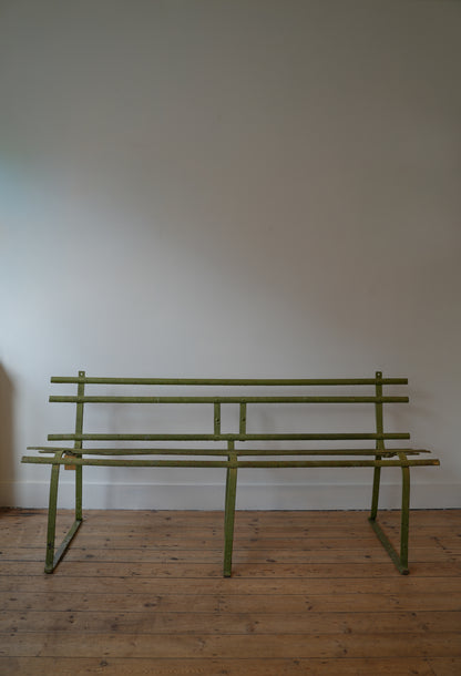 Wrought Iron Garden Bench.