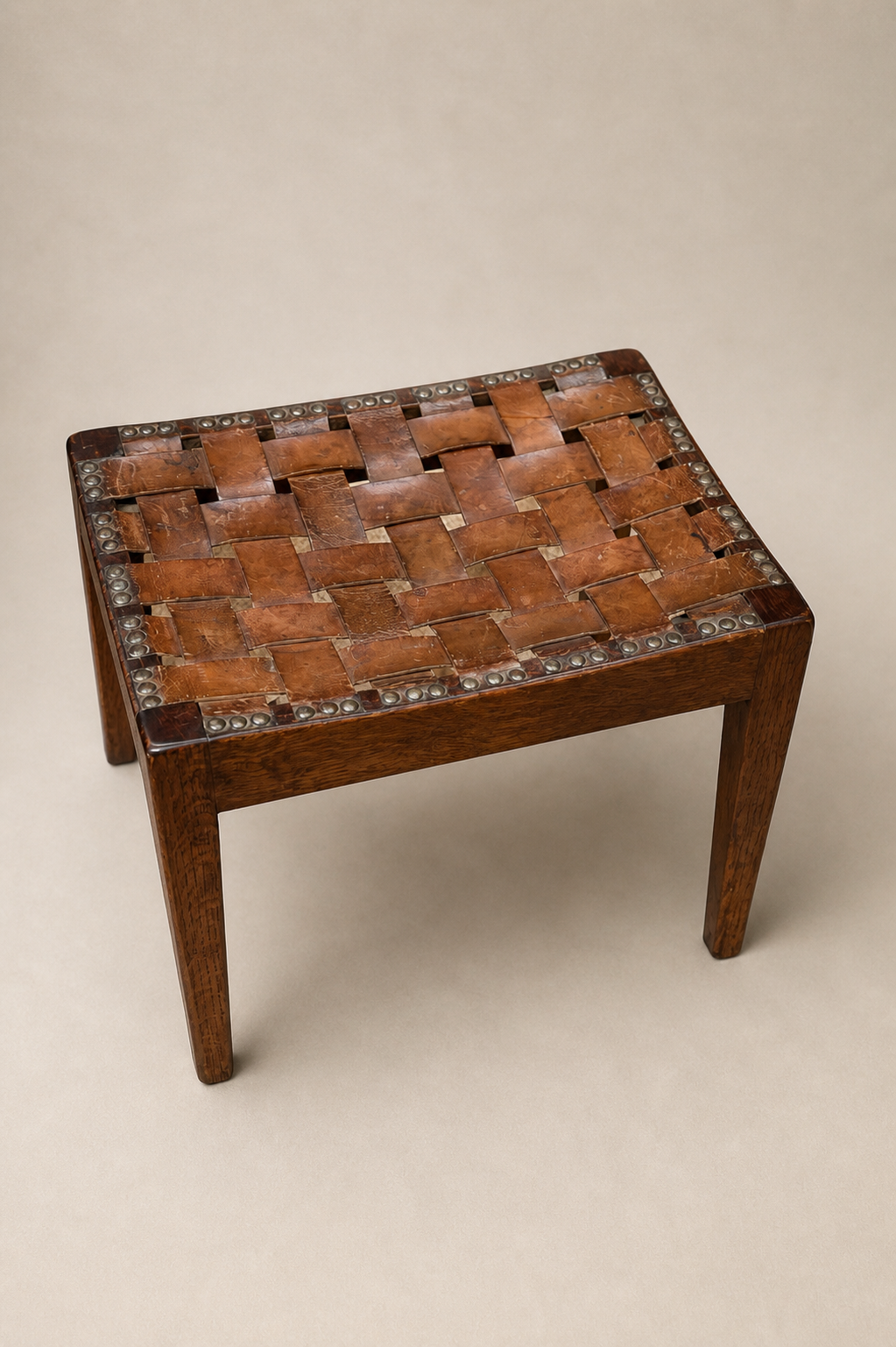 Arthur W Simpson Arts & Crafts Footstool.