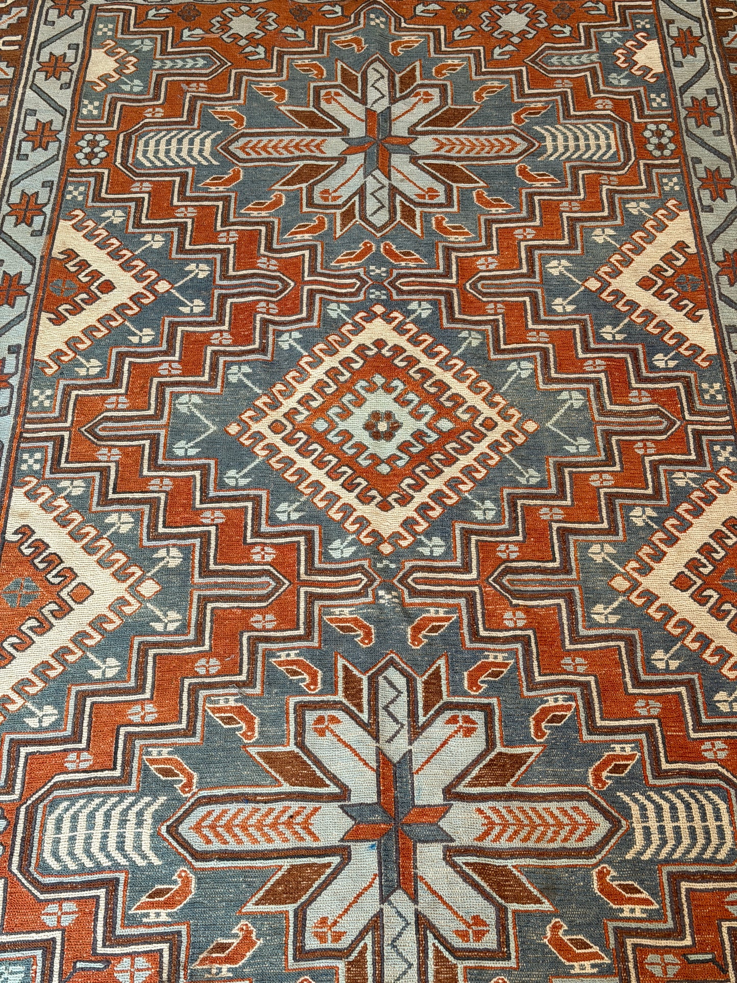 Large Afghan Soumak Rug.