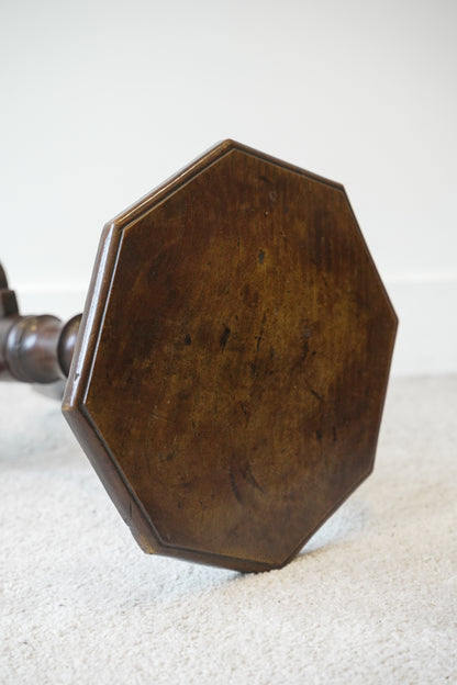 19th C Oak & Fruitwood Occasional Table