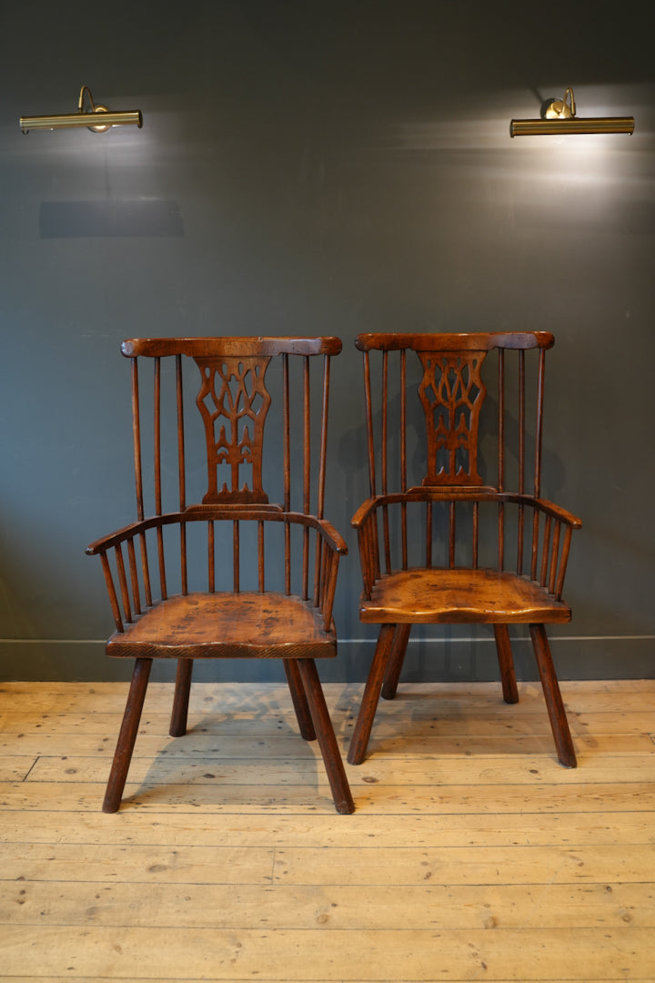 Pair of Windsor chairs