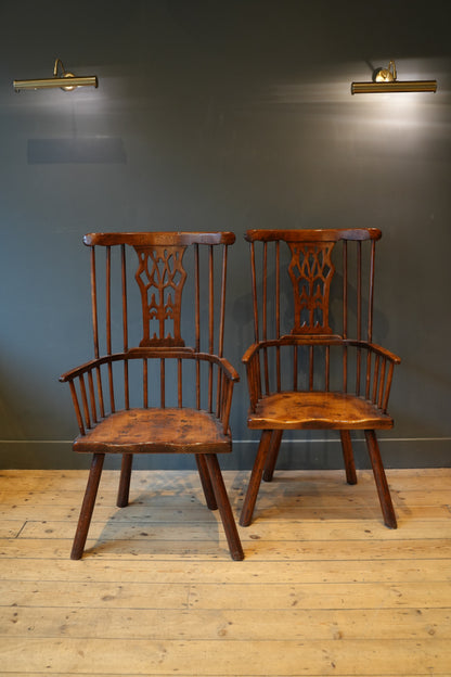 Pair of Windsor chairs