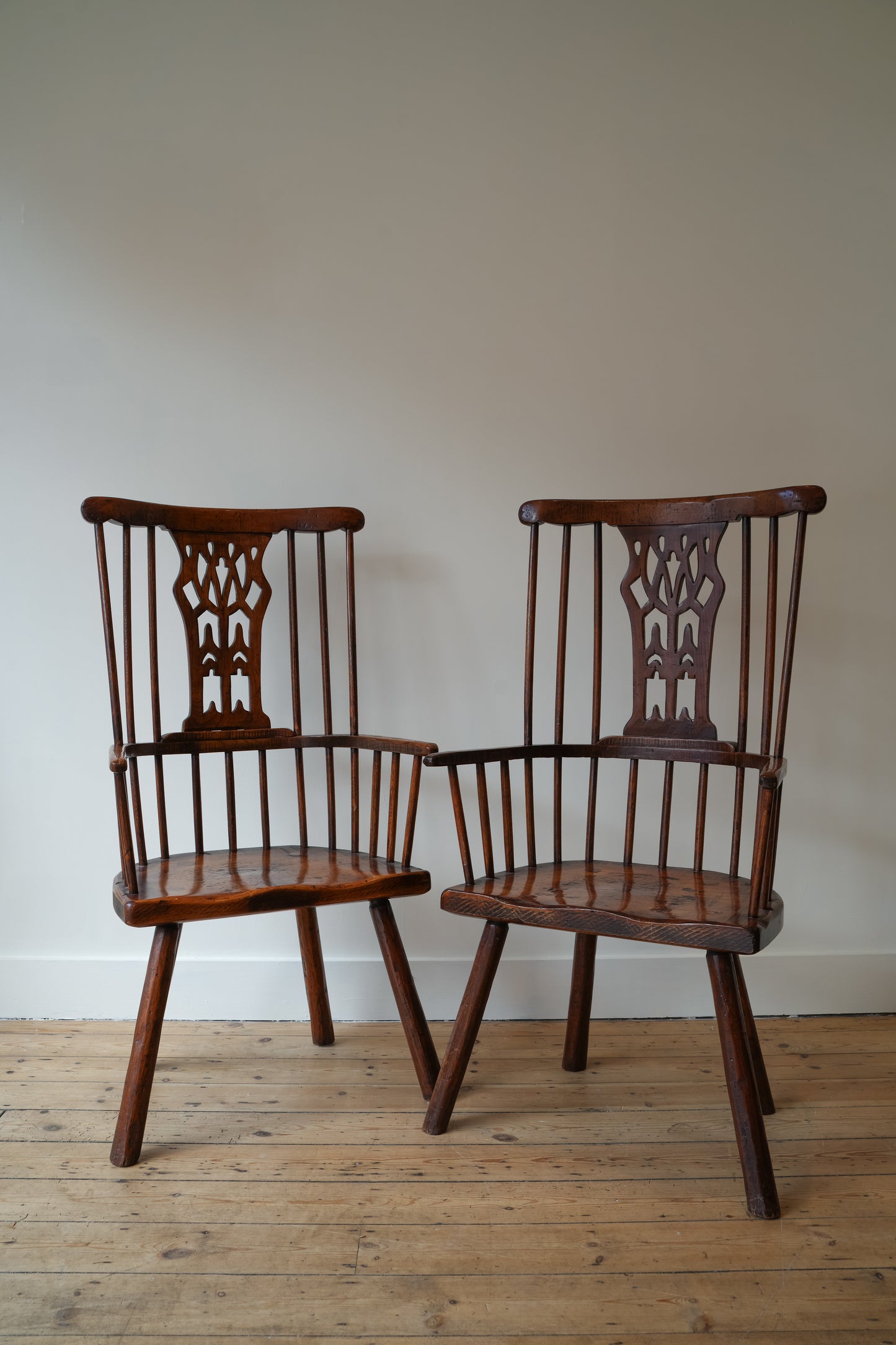 Pair of Windsor chairs