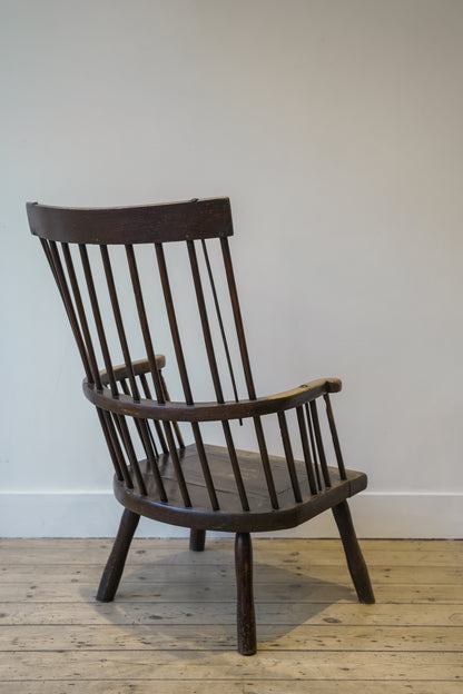 19th C Scottish Darvel Stick Back Chair.