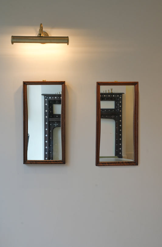Pair of early 20th C mirrors