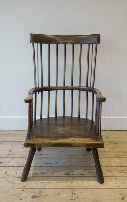 19th C Scottish Darvel Stick Back Chair.