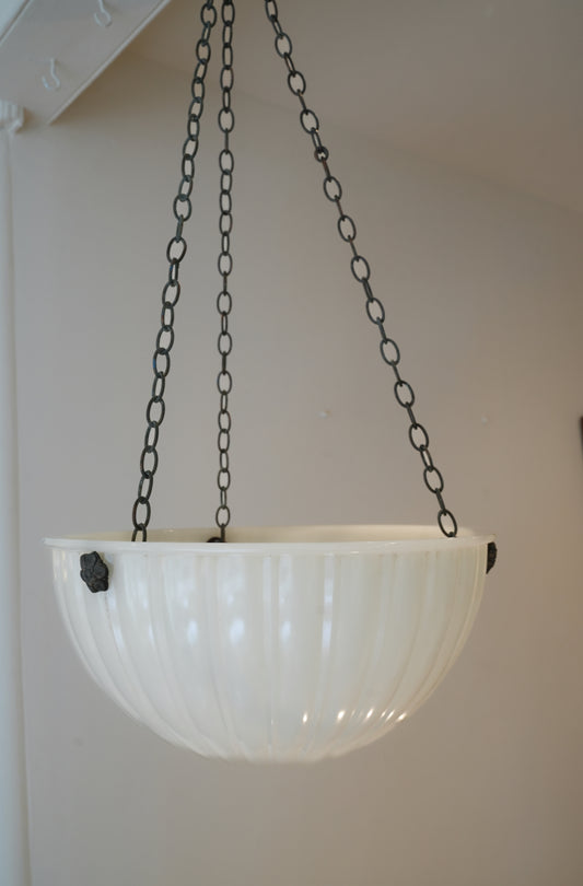 From a Welsh Cinema: A Large Moonstone Plaffonier.
