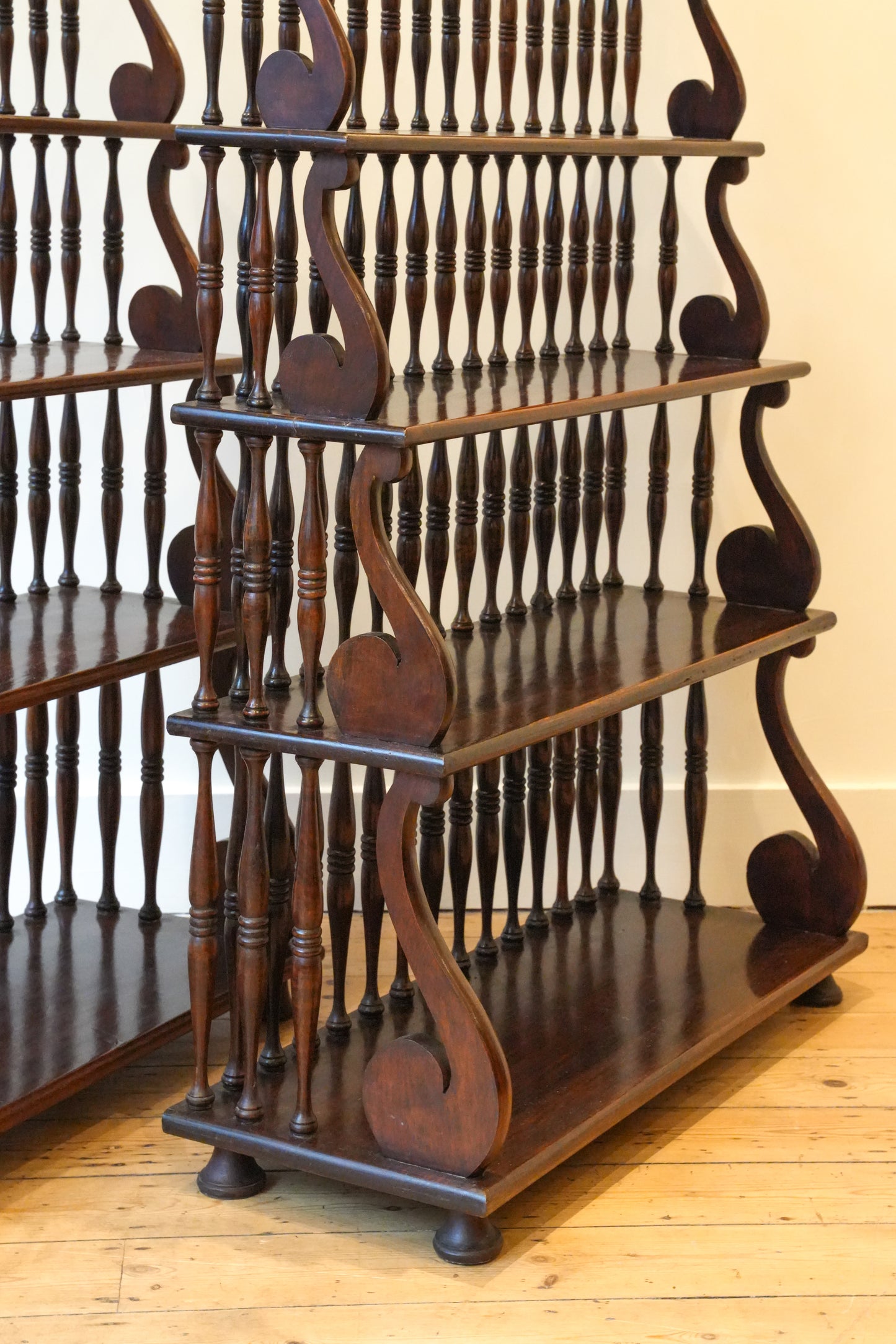 Pair of Waterfall Bookcases