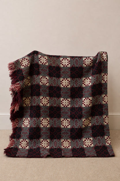 Portcullis Caernarfon Welsh Blanket.