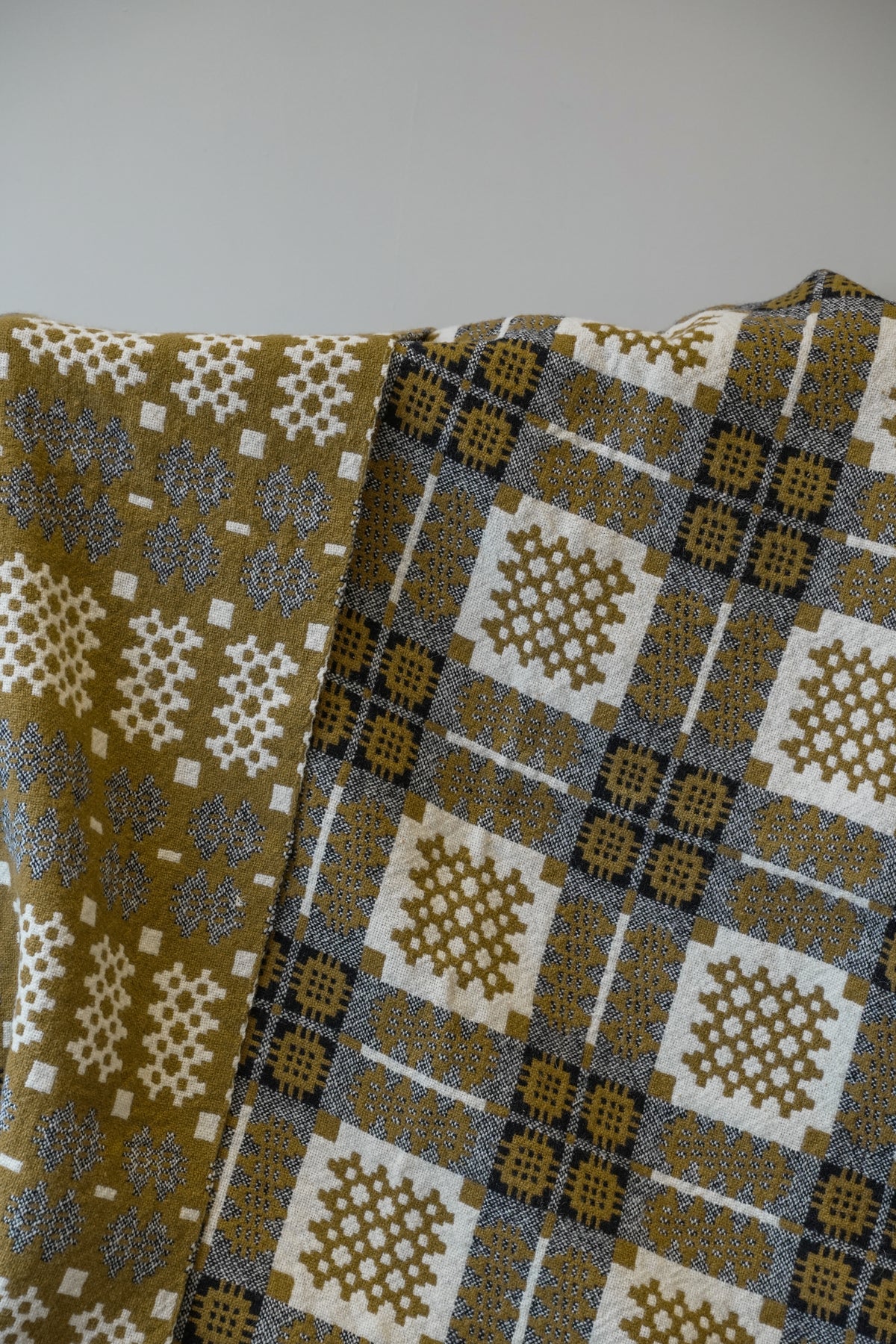 Derw Mill Welsh Blanket.