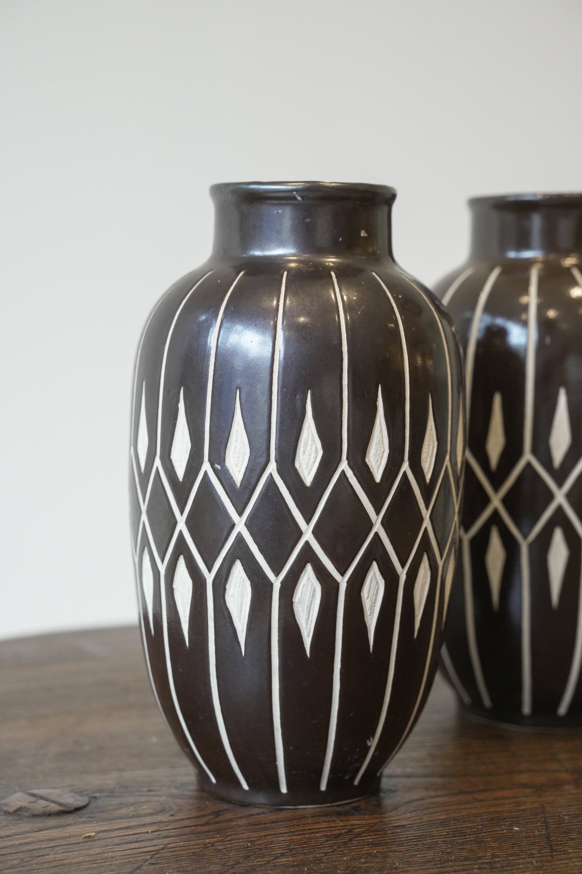 Pair of East German Pots.