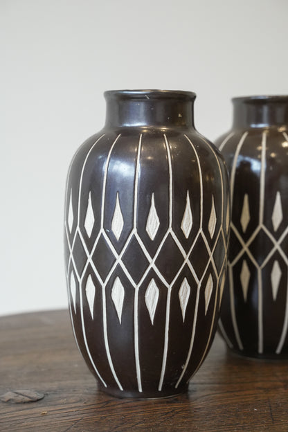 Pair of East German Pots.