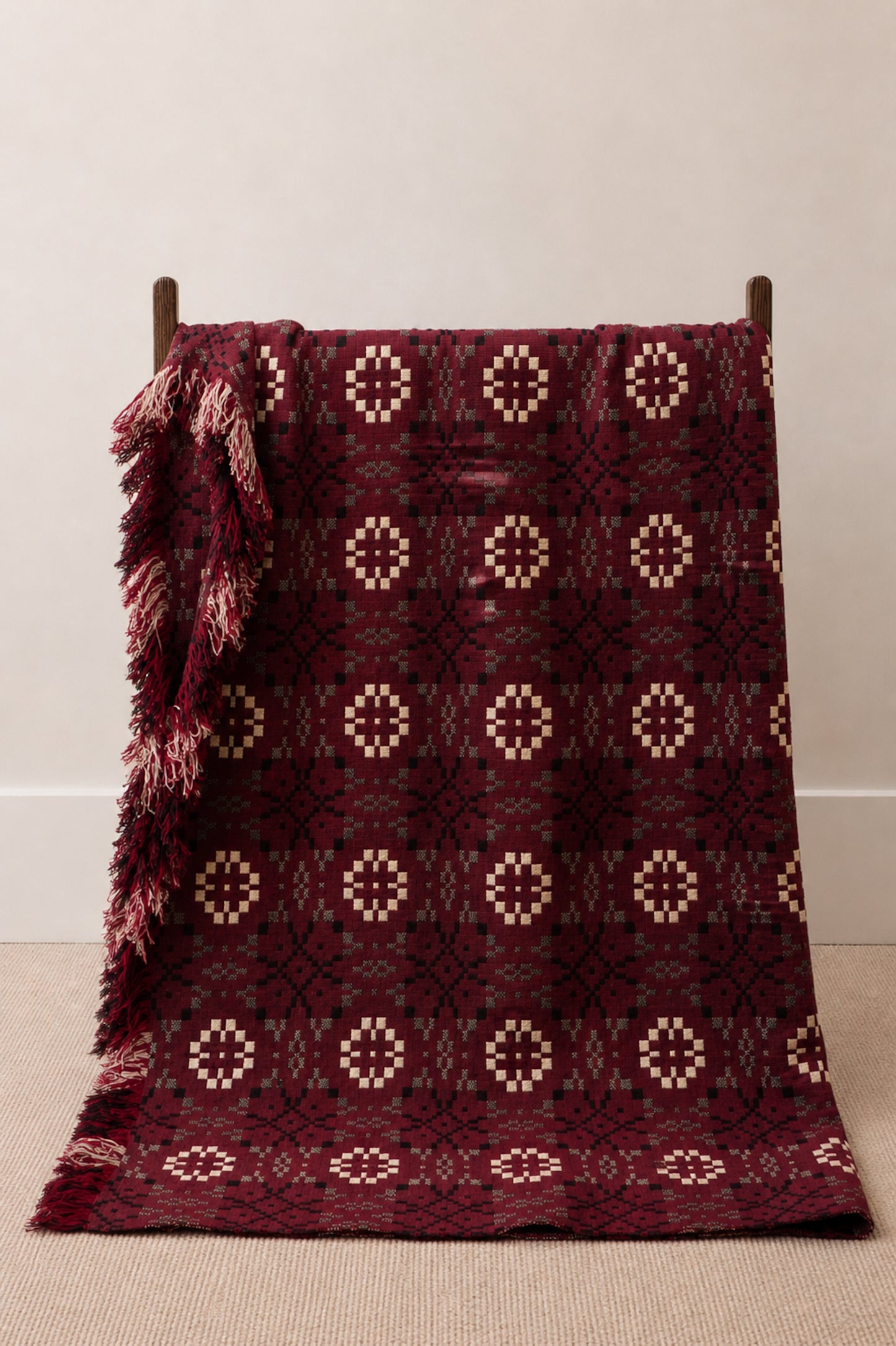 Portcullis Caernarfon Welsh Blanket.