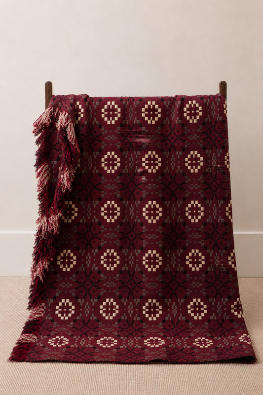 Portcullis Caernarfon Welsh Blanket.