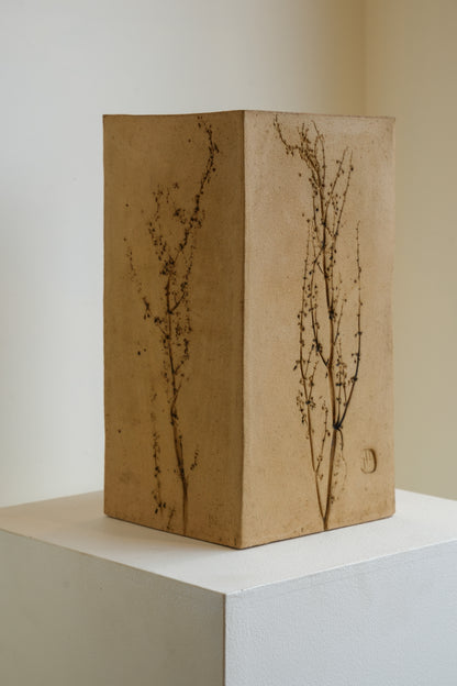 Flower pressed vessel