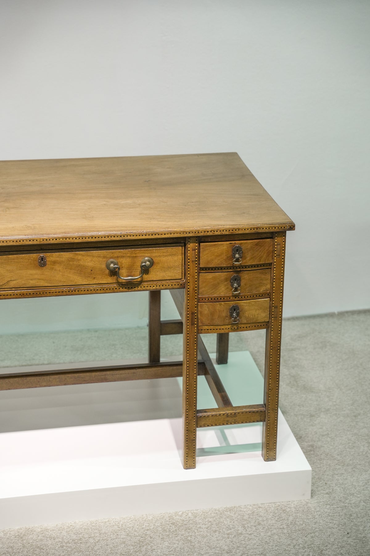 A Rare Sidney Barnsley Cotswold School Freestanding Desk (1909).