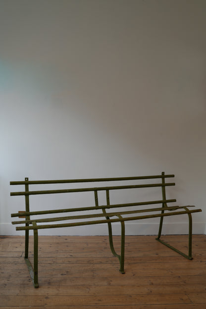 Wrought Iron Garden Bench.