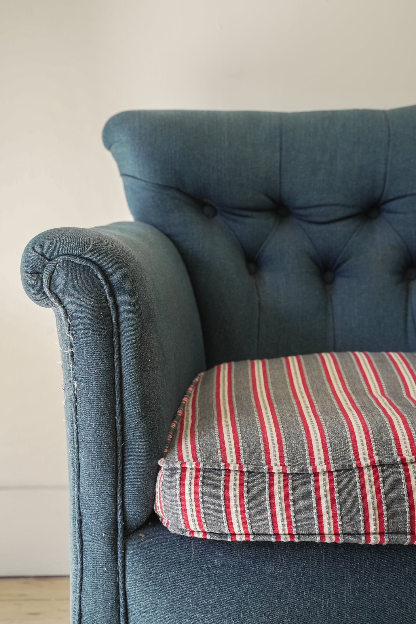 Howard & Sons “Woodstock” Style Armchair.