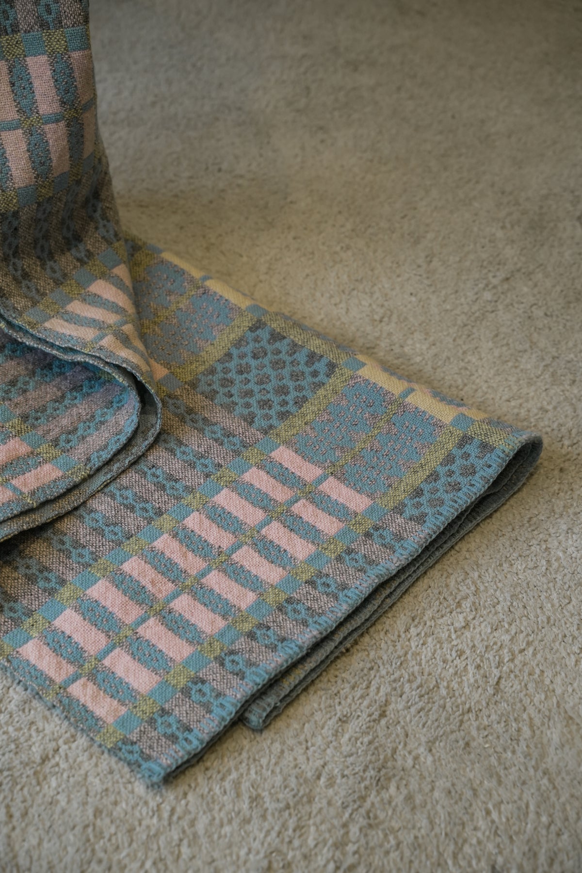 Rare Double Weave Welsh Blanket.