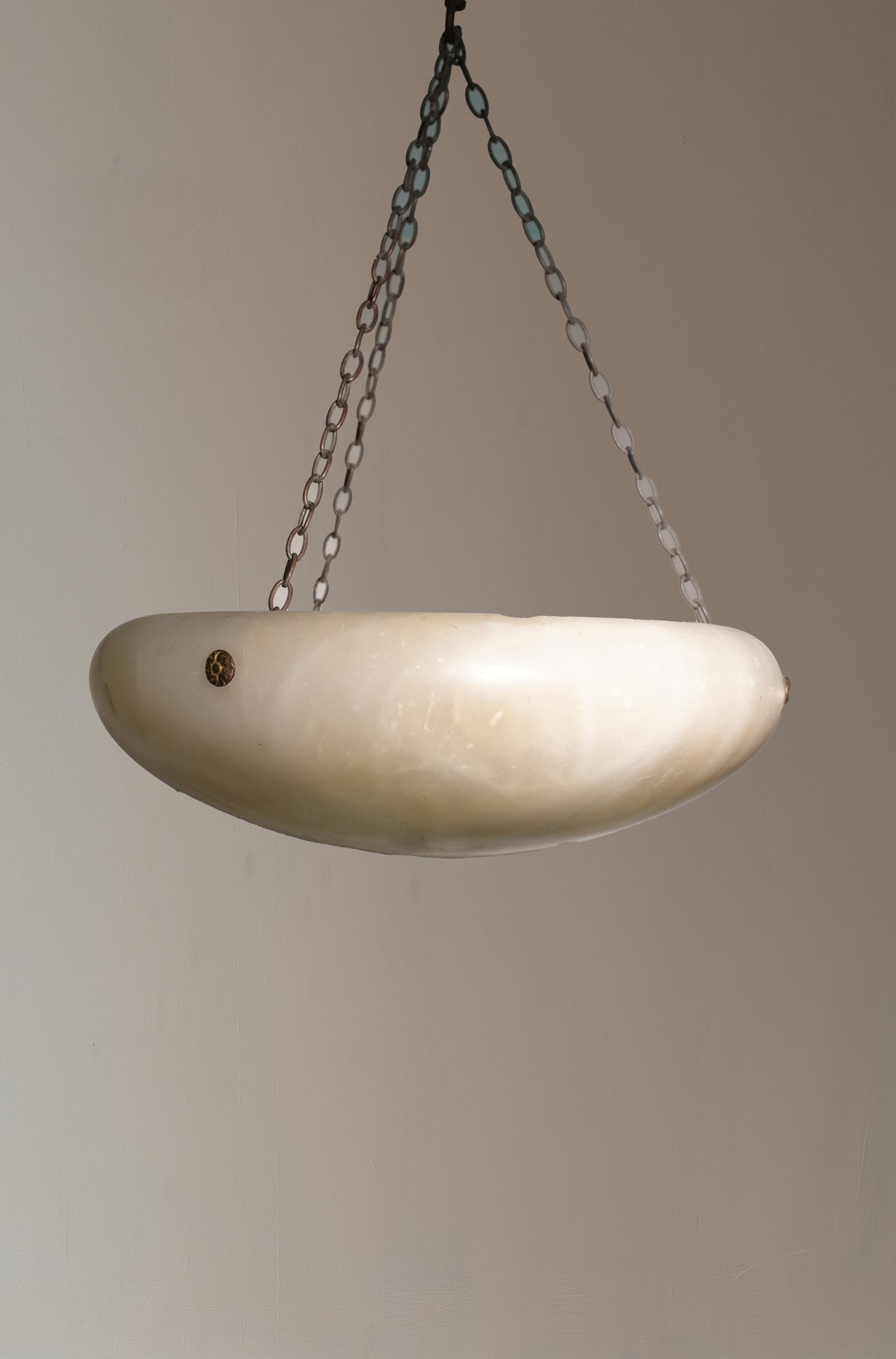 Alabaster plaffonier ceiling light