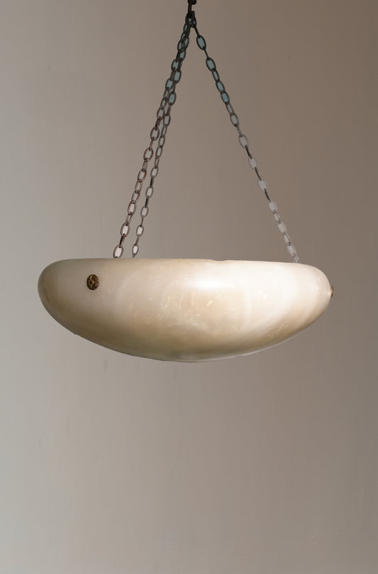 Alabaster plaffonier ceiling light