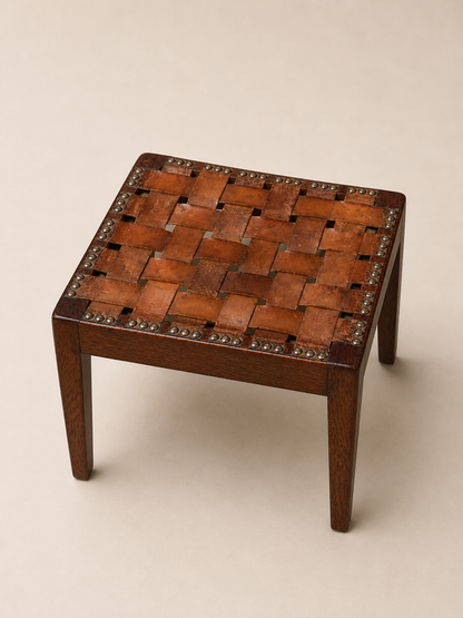Arthur W Simpson Arts & Crafts Footstool.