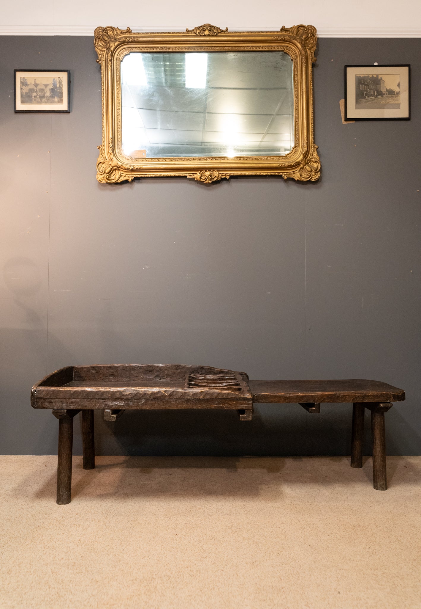 Early Primitive Cobblers Bench Coffee Table