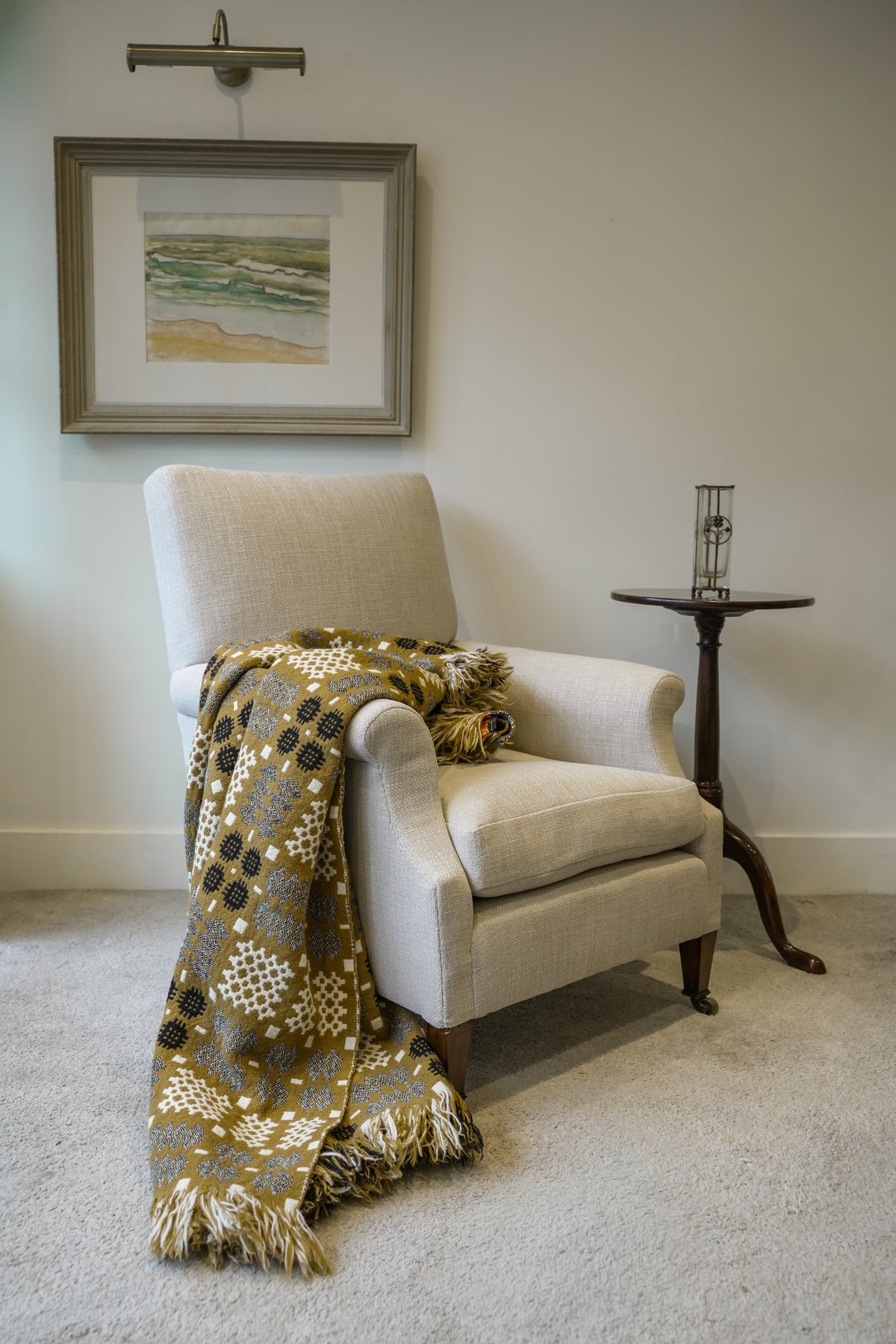 Derw Mill Welsh Blanket.