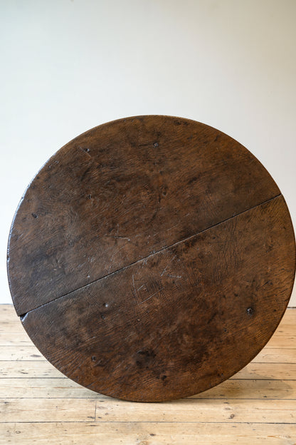 Georgian Welsh oak cricket table