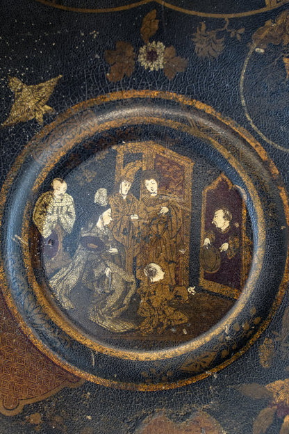 Chinoiserie Footed Bowl.