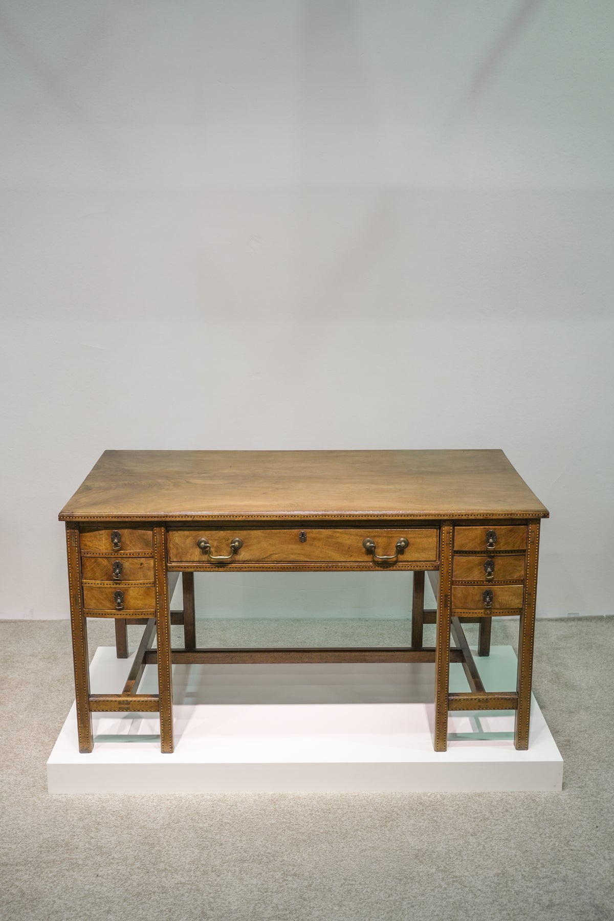 A Rare Sidney Barnsley Cotswold School Freestanding Desk (1909).