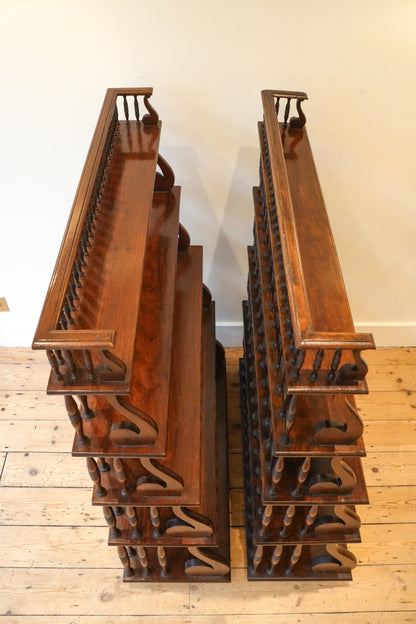 Pair of Waterfall Bookcases