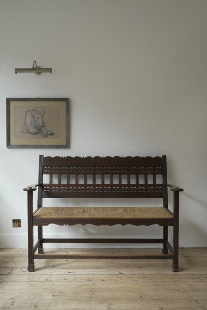 Jugendstil settle / bench.