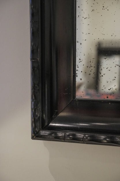 Rippled Framed Flemish Antique Mirror