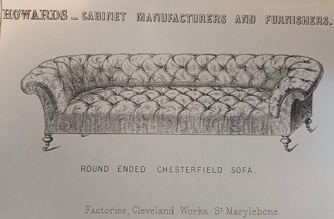 Howard & Sons Chesterfield Sofa