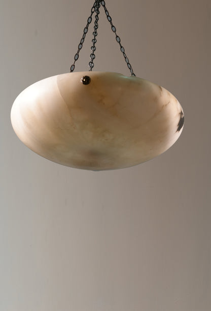 Alabaster plaffonier ceiling light
