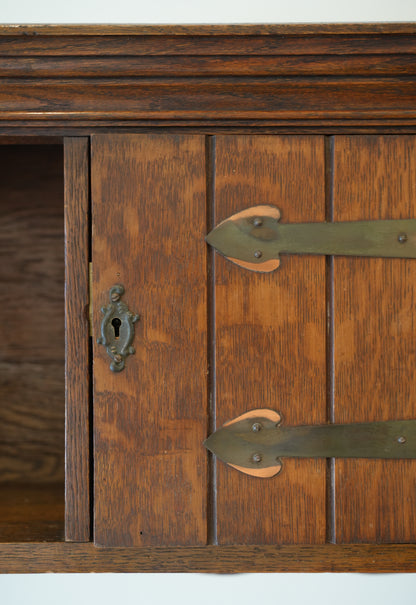 Arts & Crafts Wall Cupboard.