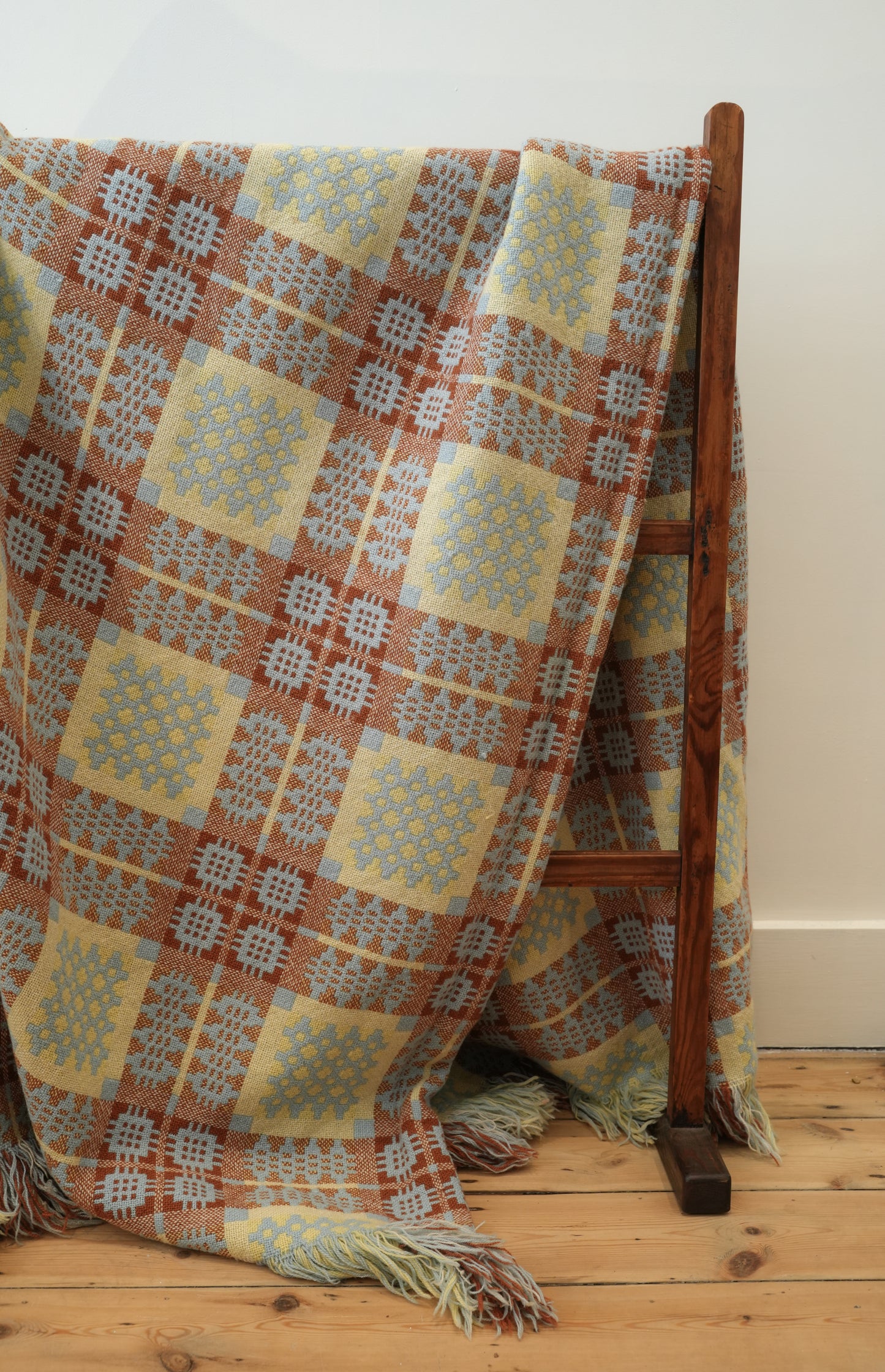 Vintage 20th Century Traditional Welsh Blanket