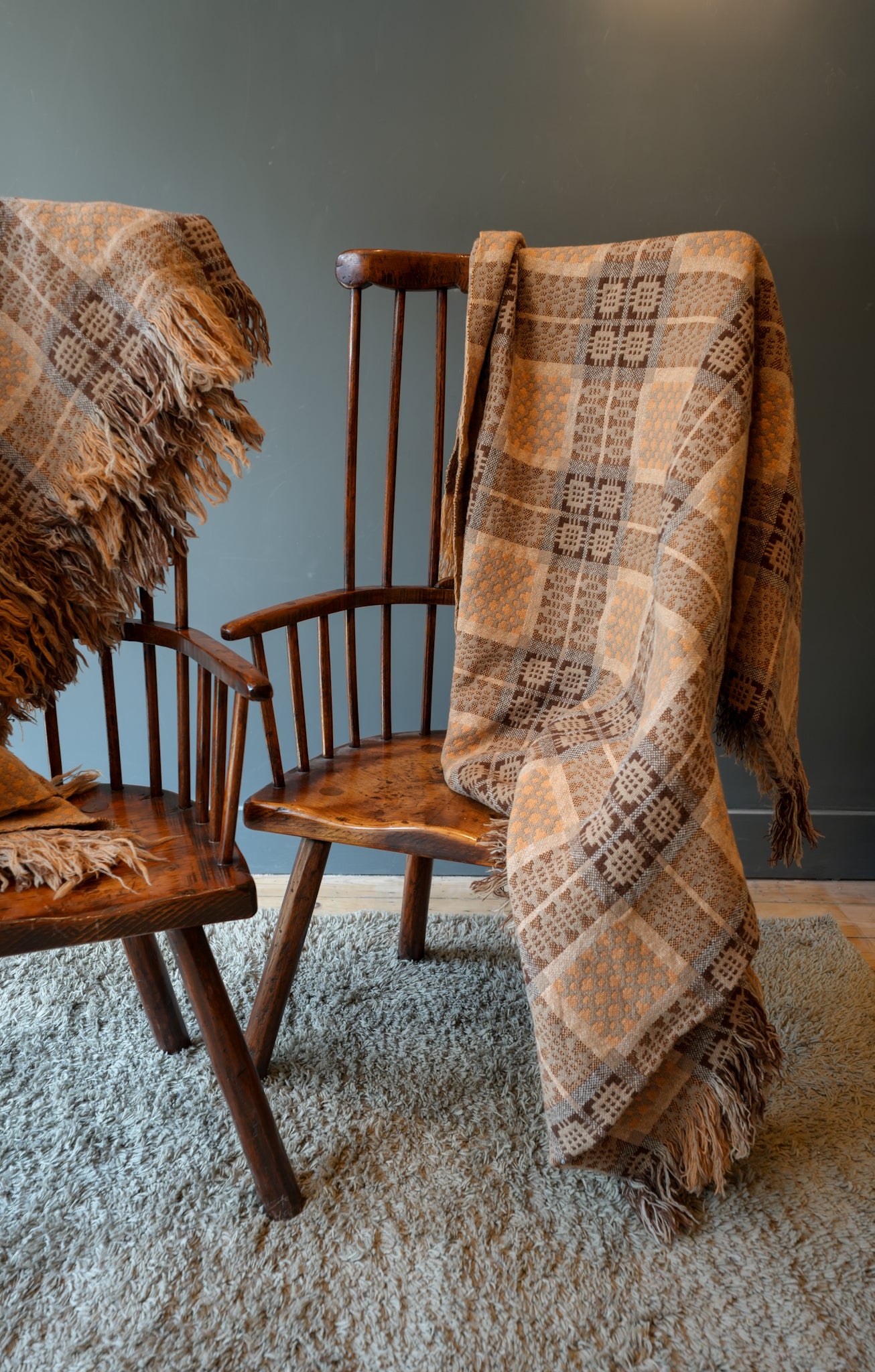 A pair of Welsh blankets