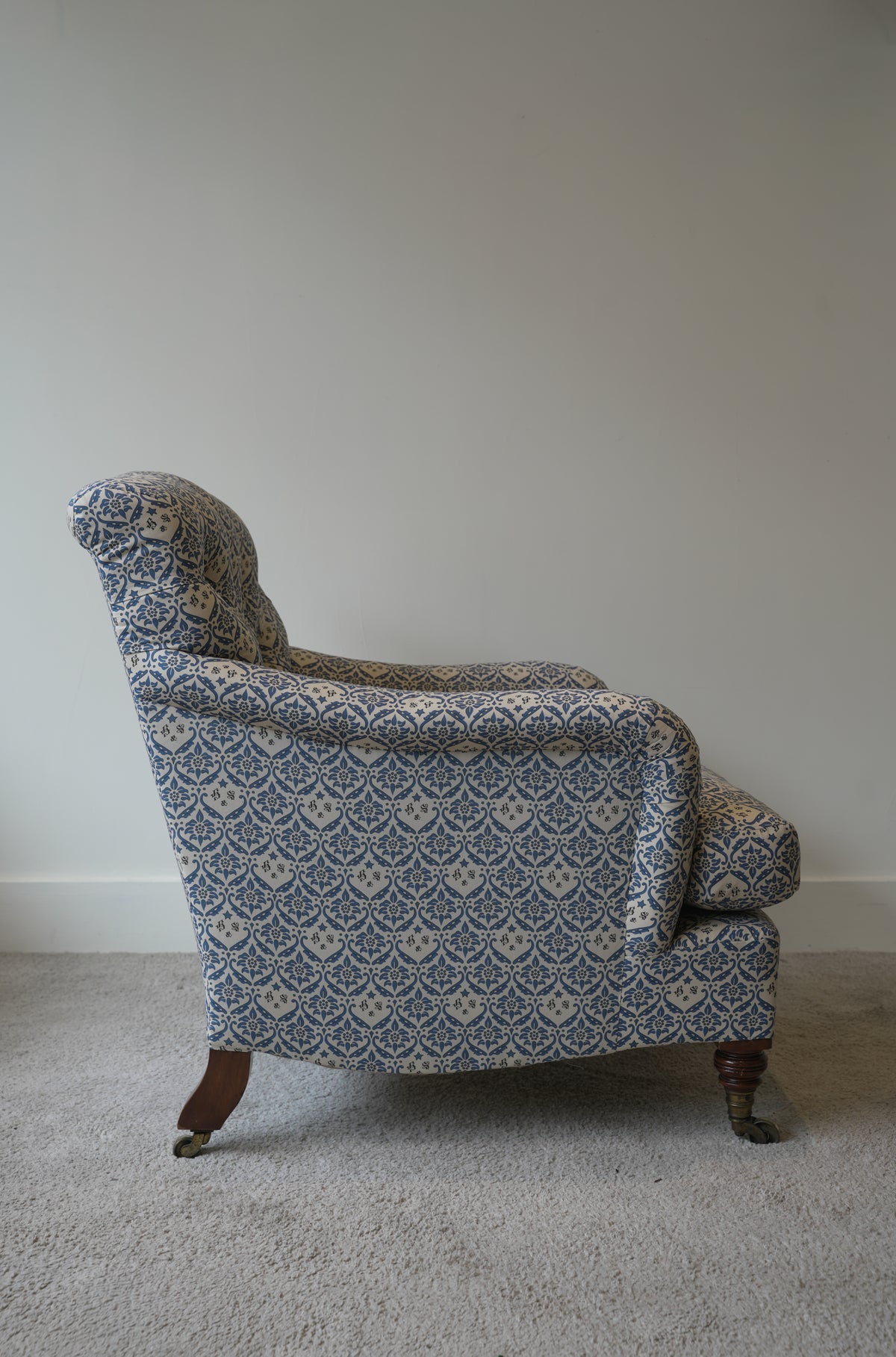 Rare 19th Century Howard & Sons armchair.