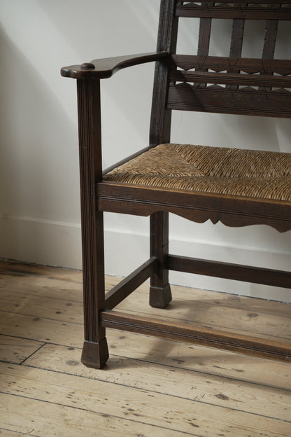 Jugendstil settle / bench.