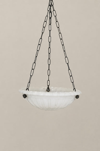 Thick Moonstone Pendant Light.