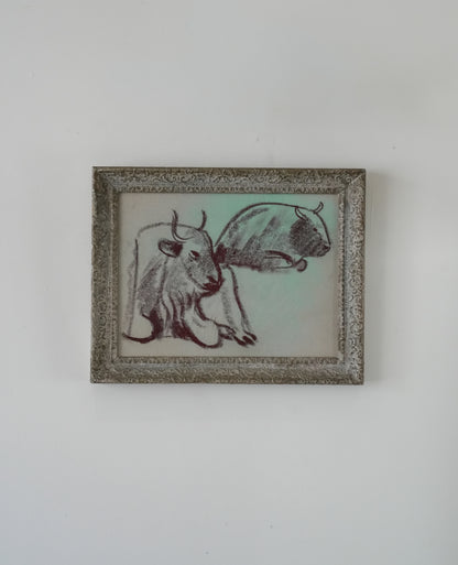 Karl May: Reclining Buffalo.