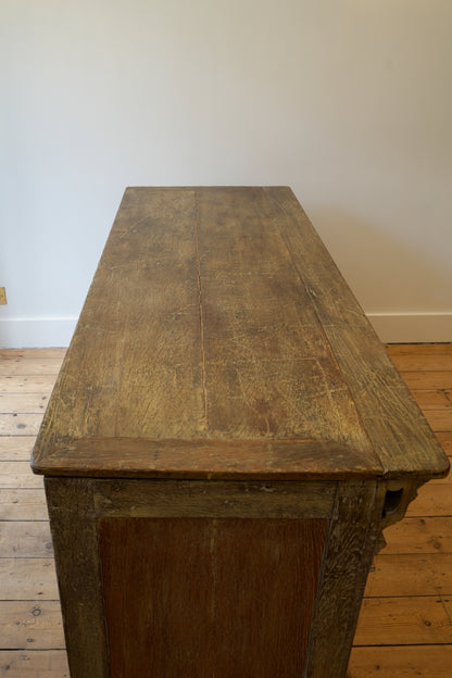 Antique French shop counter.