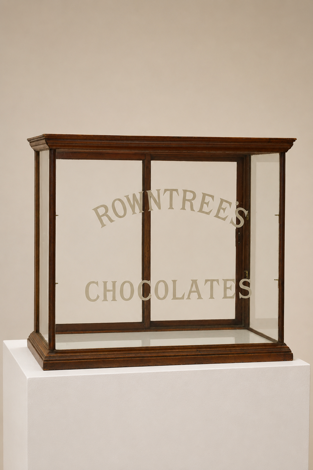 A “Rowntrees Chocolates” Shop Display Case