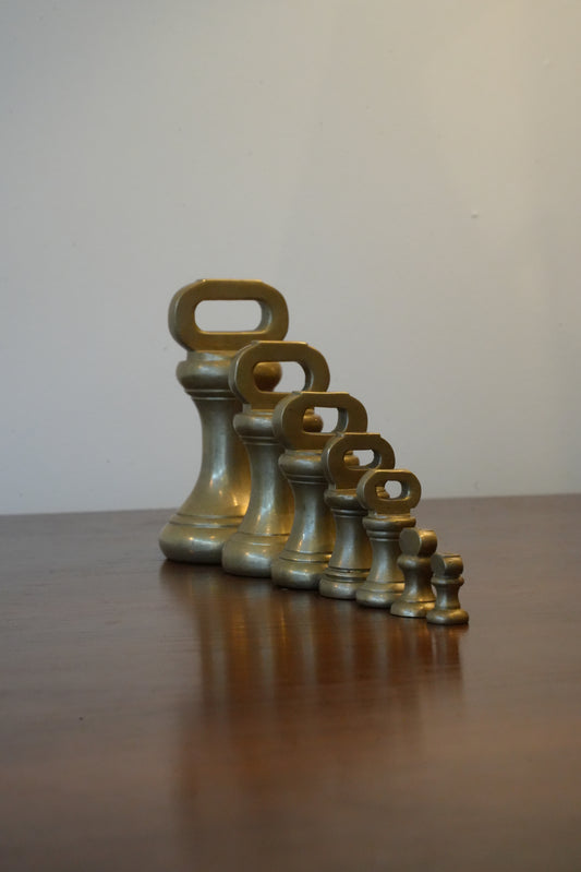 Set of Brass Weights (Imperial).