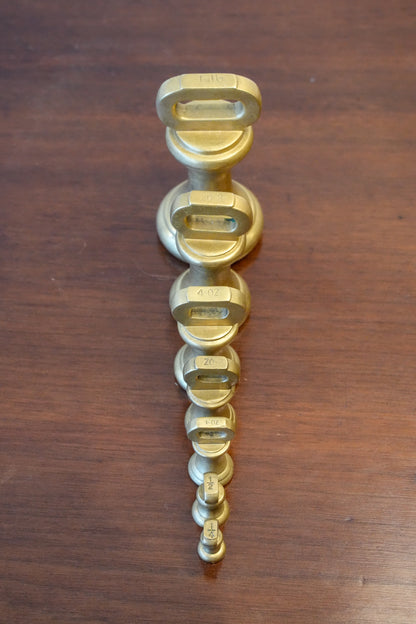 Set of Brass Weights (Imperial).