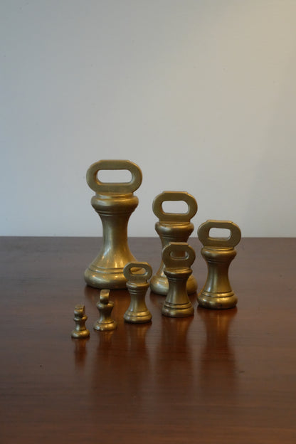 Set of Brass Weights (Imperial).